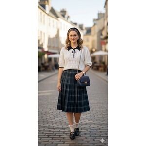 LOFT White Pointelle Knit‎ Sweater Top S Old Money Preppy Twee Feminine Cottage